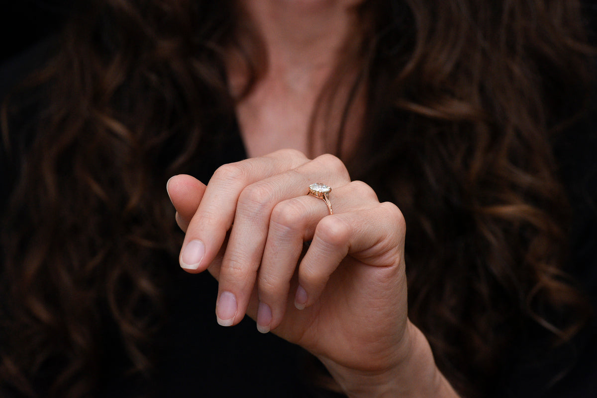RESERVED!!! Late/Post-Victorian Solitaire Engagement Ring with a GIA 2.62 Old Euro Center