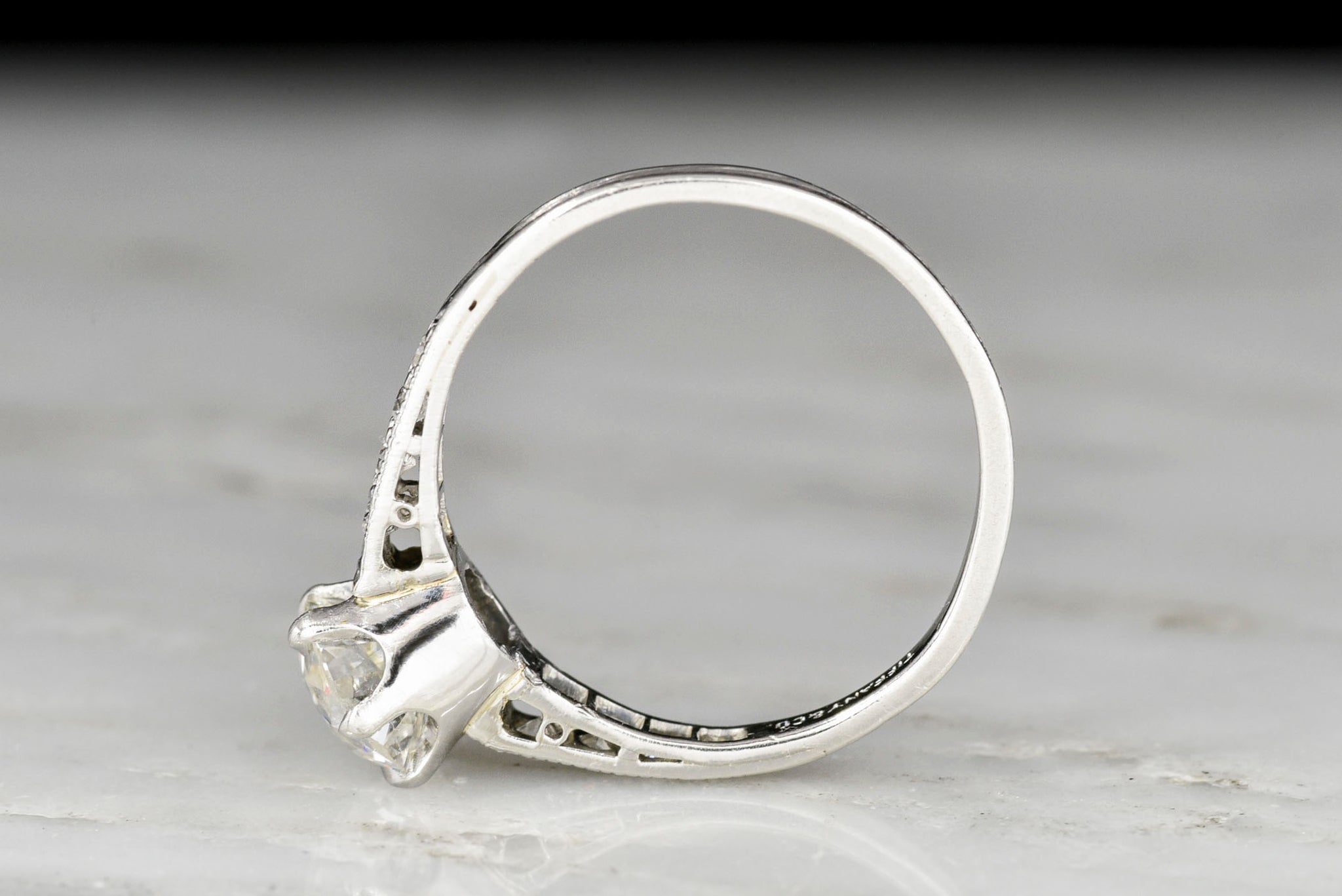 Tiffany & Co. Pre-Owned Platinum Art Deco Diamond Ring - Farfetch