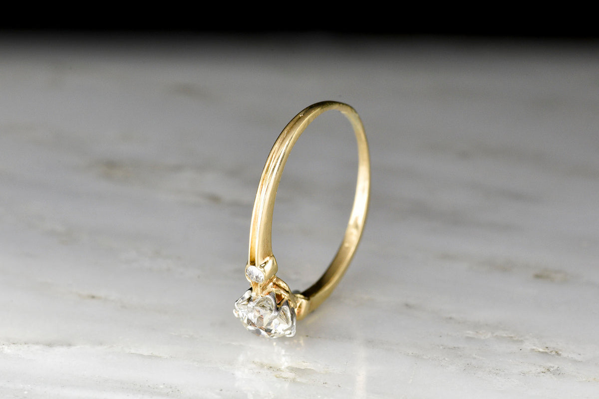 Petite Late Victorian Three-Stone Diamond Ring