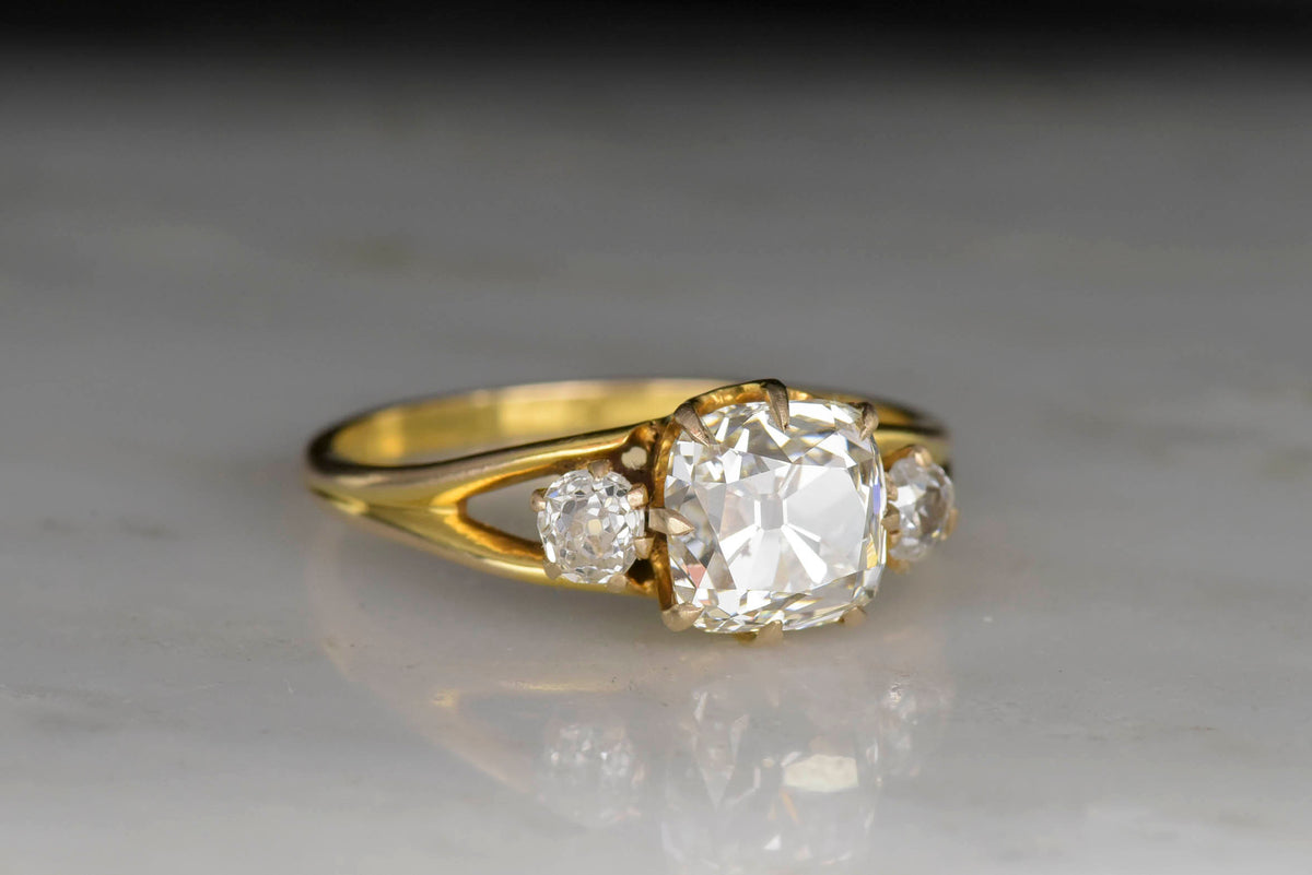 GIA Certified 2.06 Carat Diamond Engagement Ring