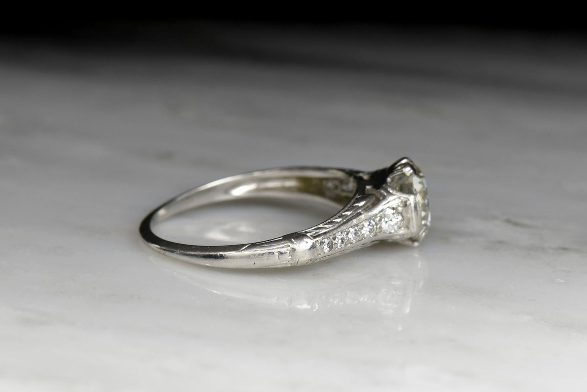 Vintage Tiffany &amp; Co. Diamond Engagement Ring