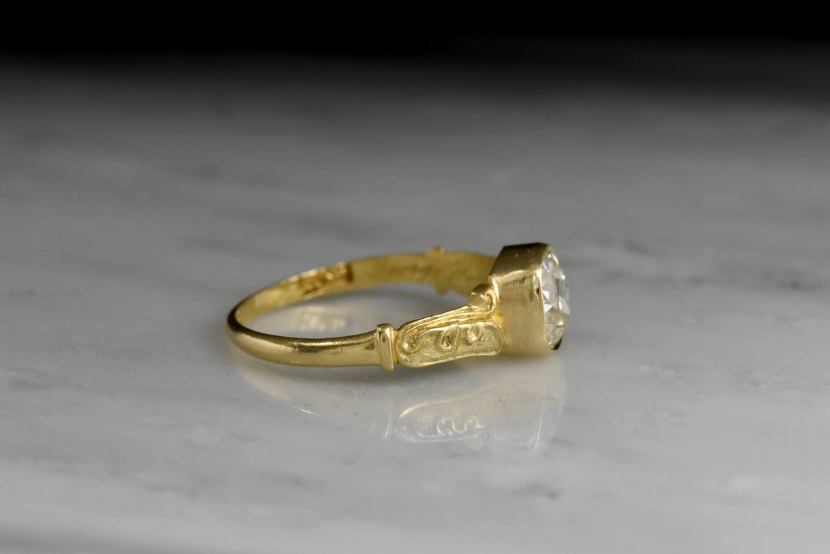 Antique English Engagement Ring from 1863