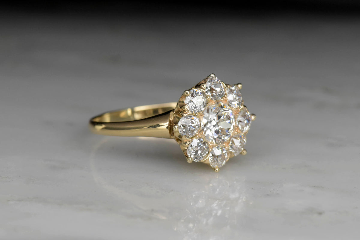 Victorian Old European Cut Diamond Engagement Ring
