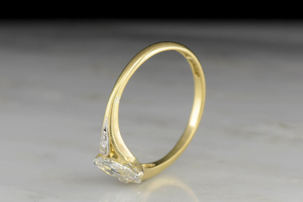 Belle Époque Oval Cut Diamond Engagement Ring