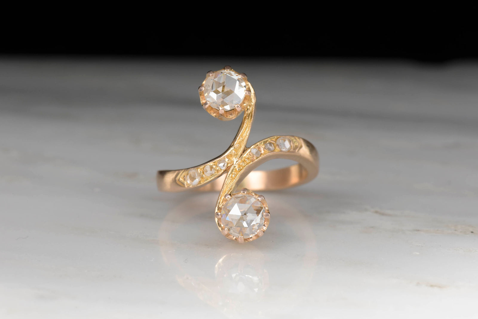 Women's Antique Bypass Ring