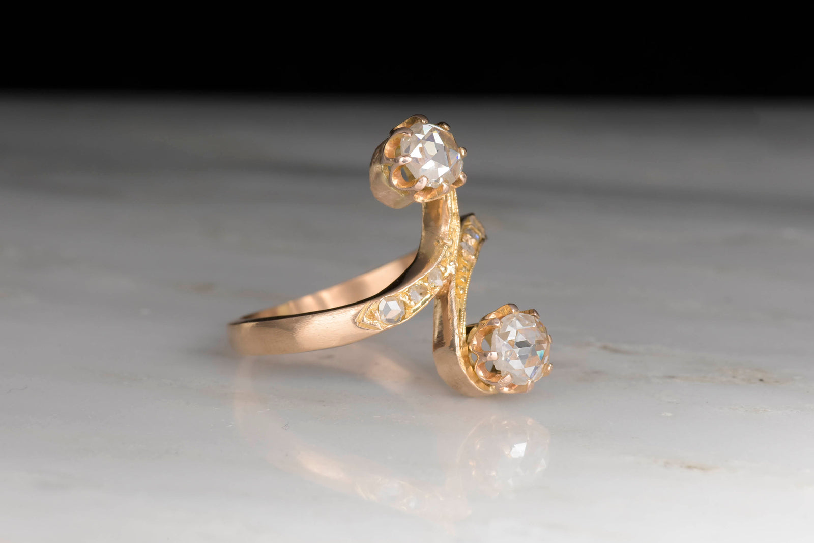 Women's Antique Bypass Ring