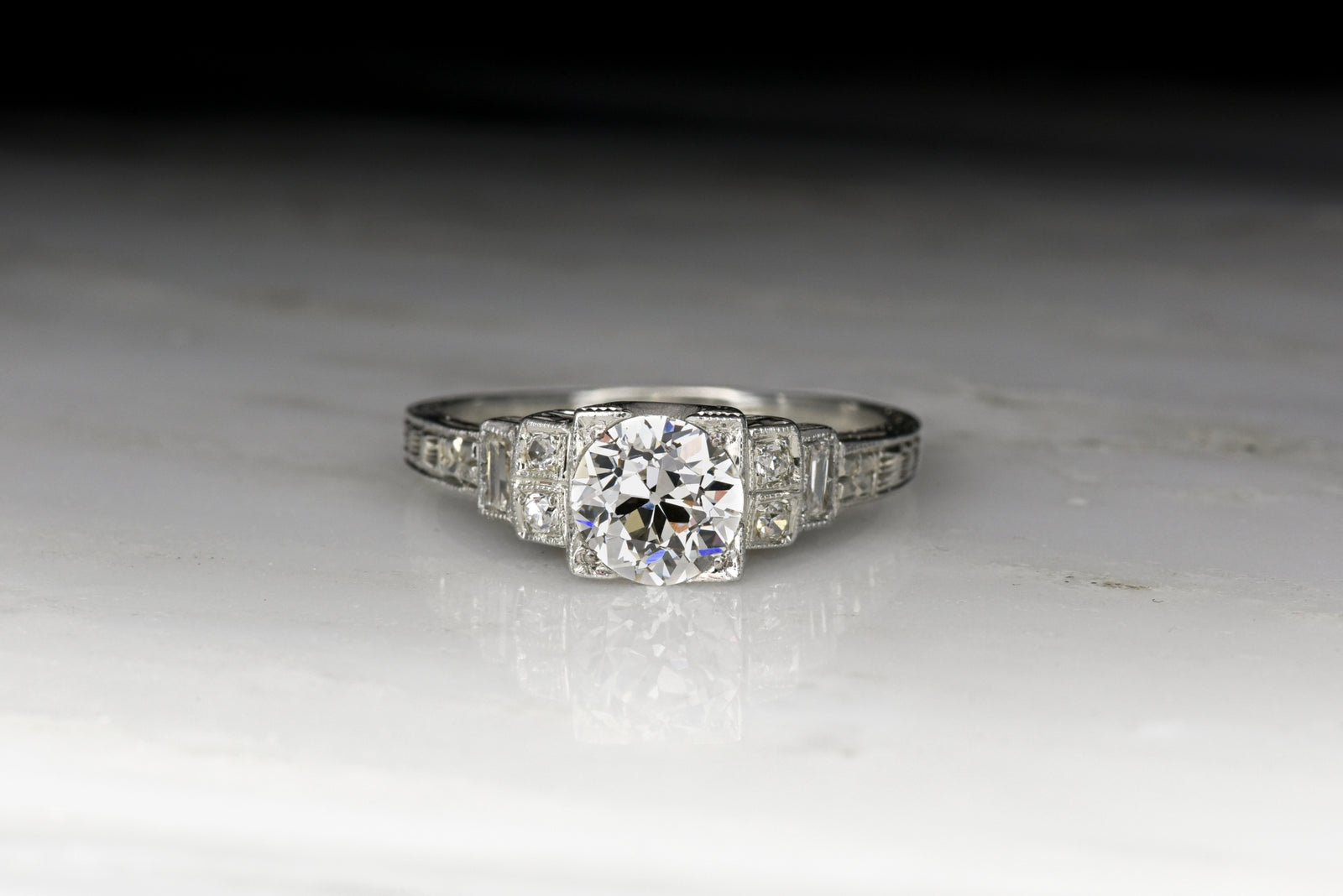 Vintage Art Deco Engagement Ring