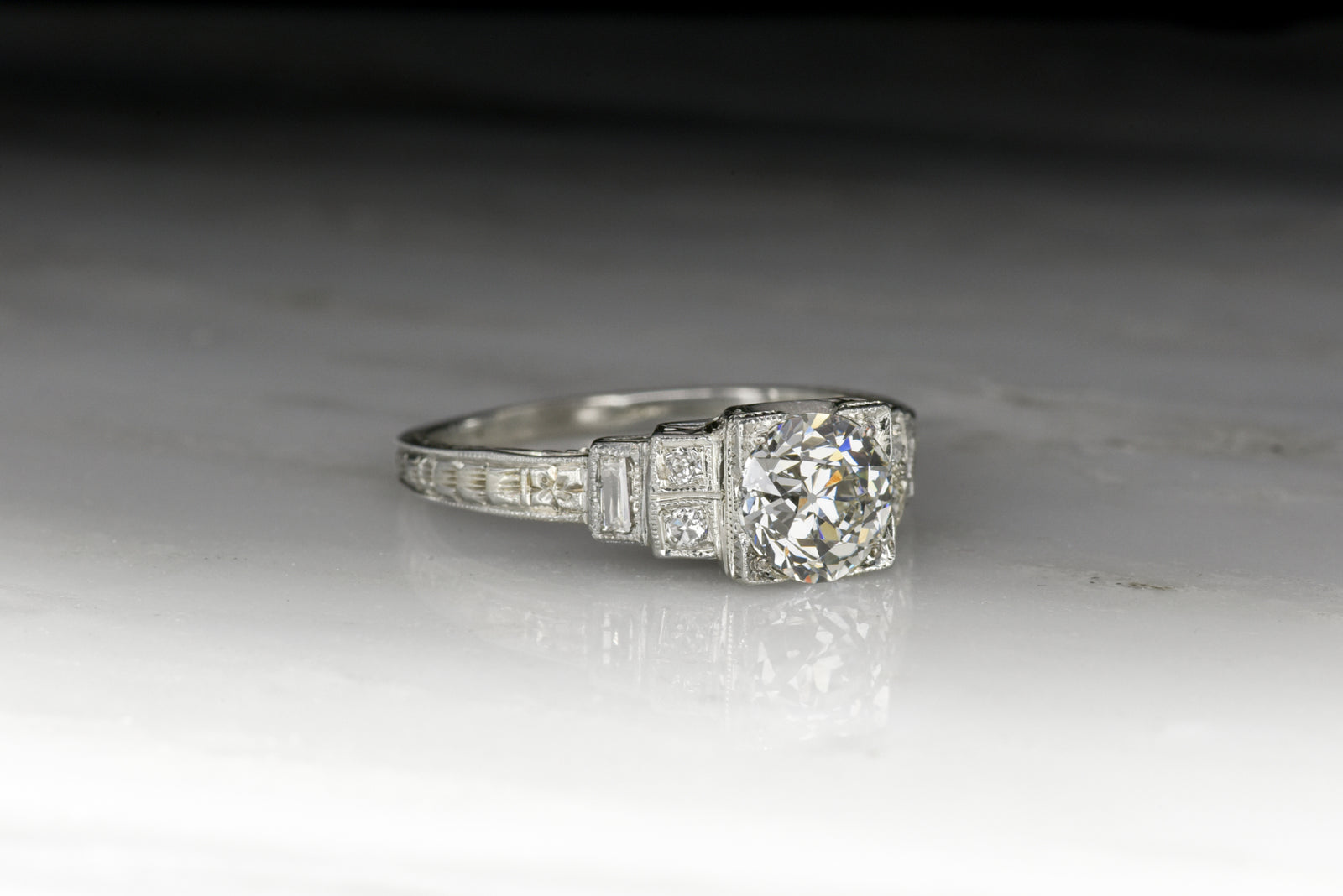 Vintage Art Deco Engagement Ring